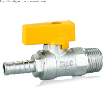 Straight Gas Ball Valve(DN10 x M1/2\")