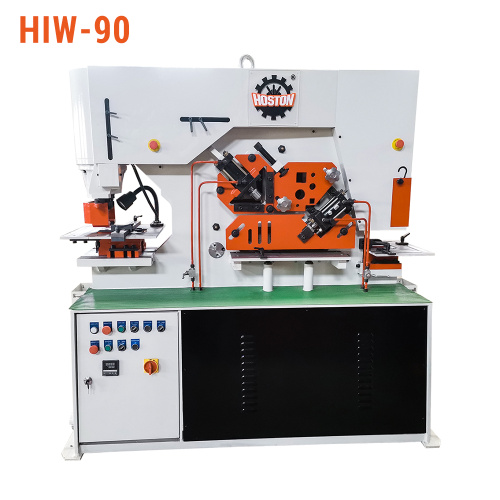 The Latest Metal Hydraulic Ironwork Hoston HIW-90 (Q35Y)Hydraulic Ironworker Machine Supplier