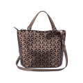 New designer wholesale price women casual tote custom handbag fashion matte geometric shoulder bags