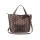 New designer wholesale price women casual tote custom handbag fashion matte geometric shoulder bags