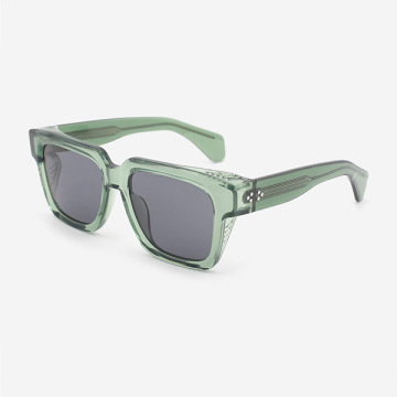 Stylish Square Acetate Unisex Sunglasses 24A8006