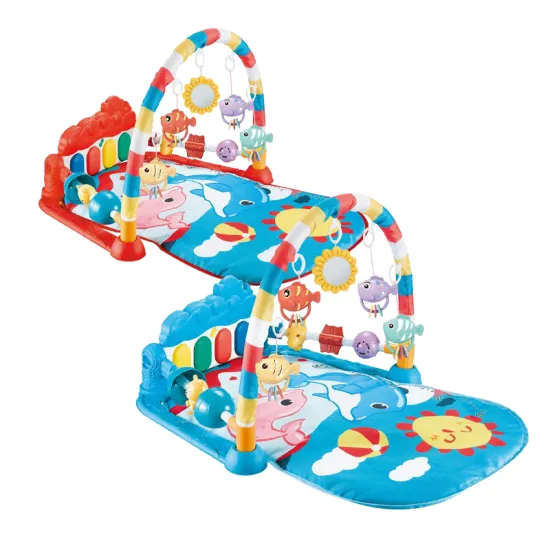 Foldable Soft Non-Toxic Baby Pedal Piano Fitness Mat Toy for Toddlers