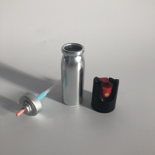 2021 Hot Sale Empty Aluminum Aerosol Can with Valve and Actuator for Pepper spray
