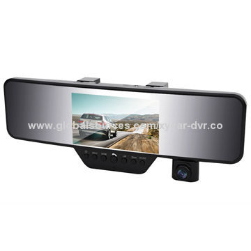 4.3-inch HD 1080P Bluetooth Handsfree Car Security Camera with GPS/G-sensor/TV Out/Motion Detection