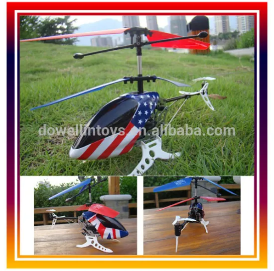 Printed OEM logo 3.5 Channel alloy rc helicopter,Metal rc helicopter with gyro
