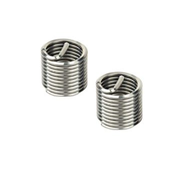M2*0.4*2D Thread Reinforcement Insert Natural Stainless