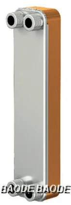Baode Brazed No Gaskets Stainless Steel Aisi 316 Welded Plate Heat Exchanger Bl20