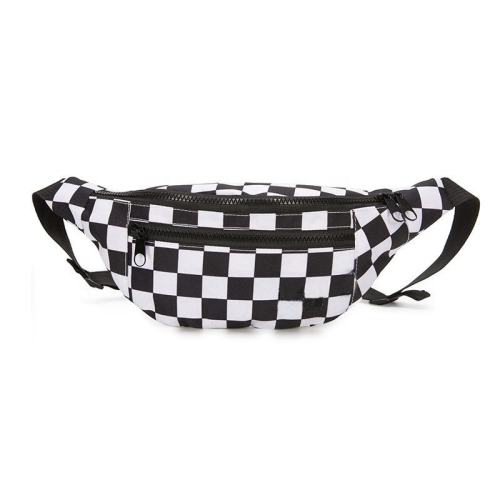 Fashion Checkered Belt Bag Leisure Crossbody Fanny Pack