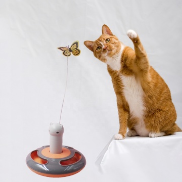 Woopet Clectric Butterfly 360 Döndürme Kedi Teaser Elektronik Oyuncaklar Toplu İki Fonksiyonlu