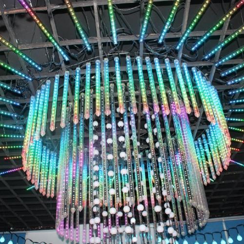 Kleurrijke LED RGB kroonluchter licht balkoord
