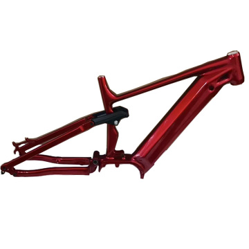 29-inch Carbon Fiber Full Suspension E-Bike Frame for Bafang Mid-Drive Motors (M500, M510, M600, M620)