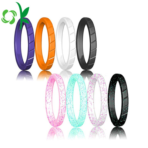 Meilleure qualité belle bague femme en silicone Fashon Soft Rings