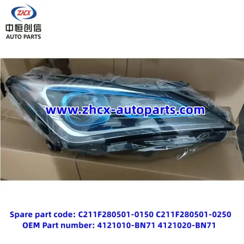 চাঙ্গান এডো ইভি 460 এর জন্য প্রধান বাতি