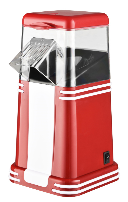 Hot-Air Electric Popcorn Maker  Red & White popcorn machine