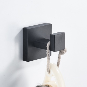 Stainless Steel Black Towel Hook