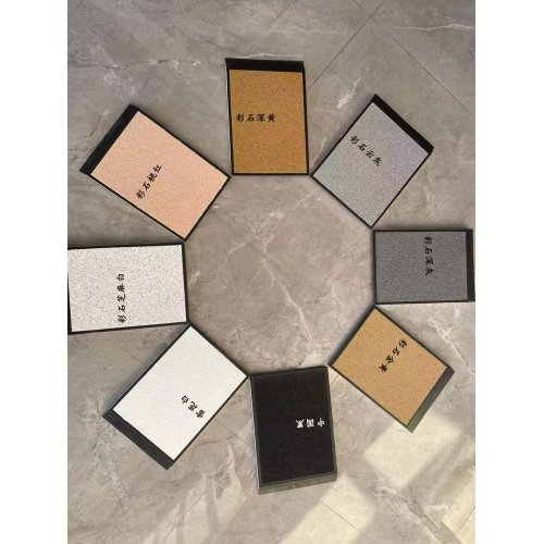 Colorful Stone Pattern PU SandwichPanels for Exterior Wall