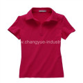 Fashion Woman Blank Casual Polo T-shirt