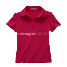 Fashion Woman Blank Casual Polo T-shirt