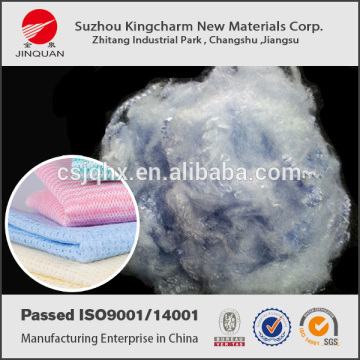 green polyester fiber for cleaning cloth