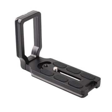 DSLR Camera L Bracket with Quick Release Plate: Versatile Compatibility for Tripod, Monopod, and Stabilizer Use