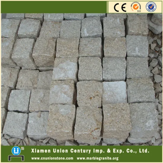 Natural split G682 yellow granite cheap granite paving