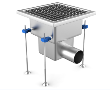Kitlalong Commercial Drainage Systems - 304 Stainless Steel Floor Drain with Anti-Odor Sandblasting Protective Layer