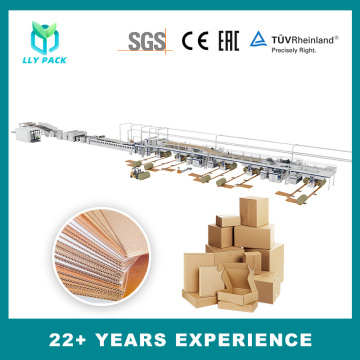 high speed 3 ply corrugated carton production line