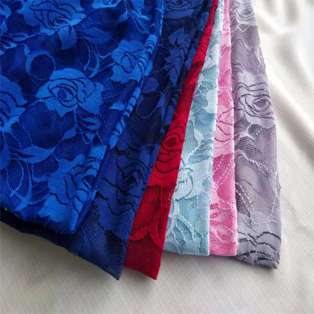 Poly Span Lace Fabric