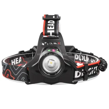 30W Long Shot USB Rechargeable Waterproof LED Headlamp for Outdoor Activities