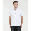 100% coton impression chemise décontractée pour hommes respectueux de l&#39;environnement