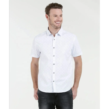 100% cotone stampa eco-friendly camicia da uomo vestito casual