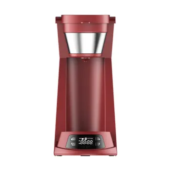 Electric Stainless Steel Semi-Automatic Touch Panel Single Cup Iced Drip Coffee Maker