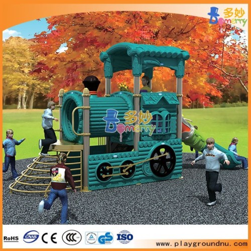 Kids outdoor train climbing structure
