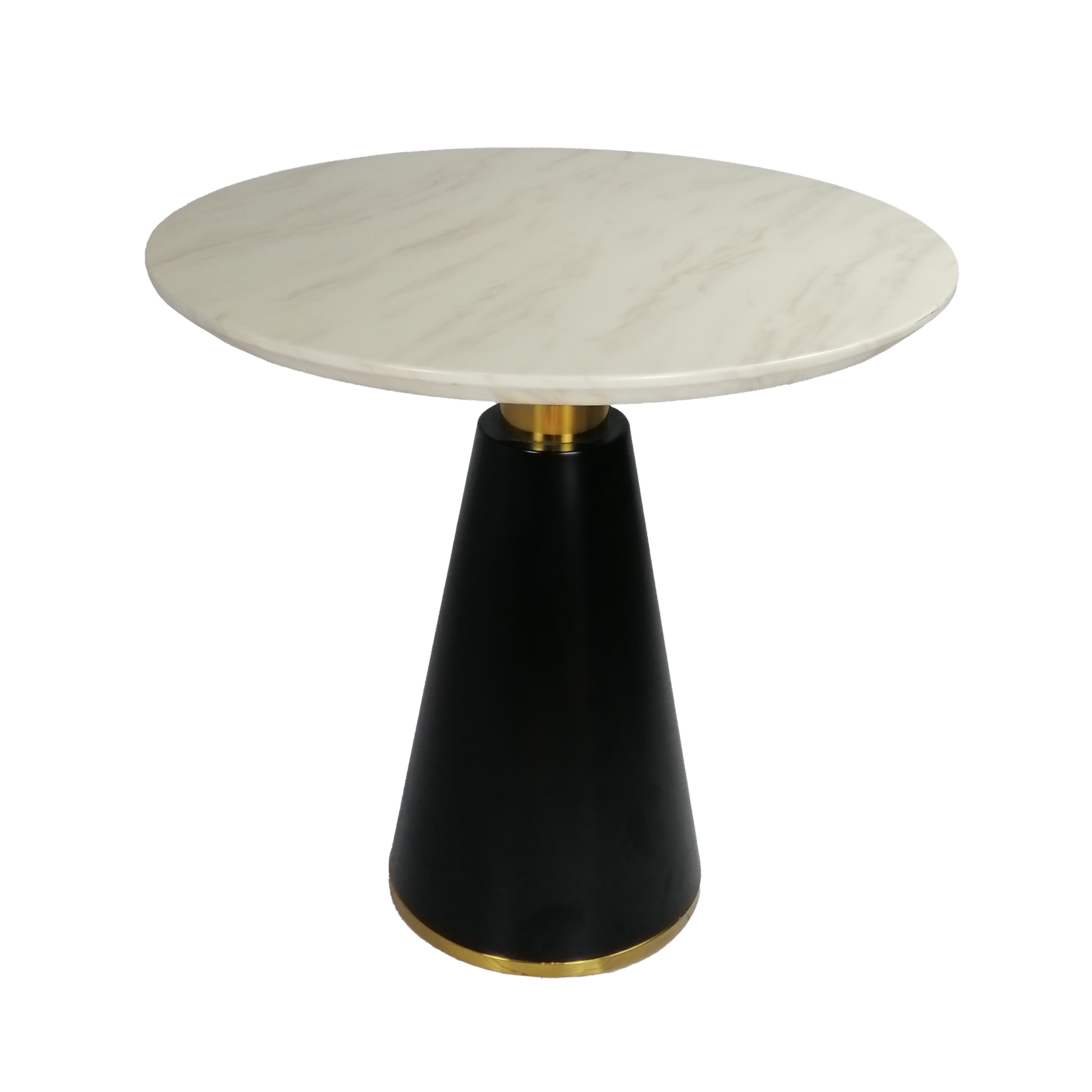 Round Faux Marble Coffee Table