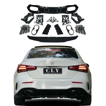 Exhaust Pipe Diffuser for Mercedes-Benz A-Class W177 A45 AMG Style Rear Lip