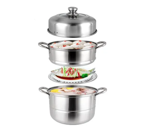 2 Tier Best Stainless Steel Steamer Pot