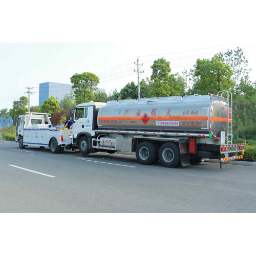 ใหม่ล่าสุด FAW 25tons Delivery Trucks Towing Vehicles