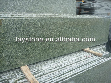 Green rough granite slab
