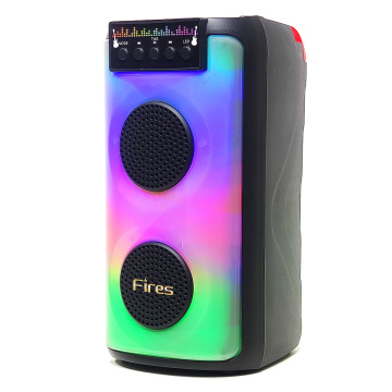 Wireless Bluetooth Multi-Function Portable Speaker with Colored LED Lights