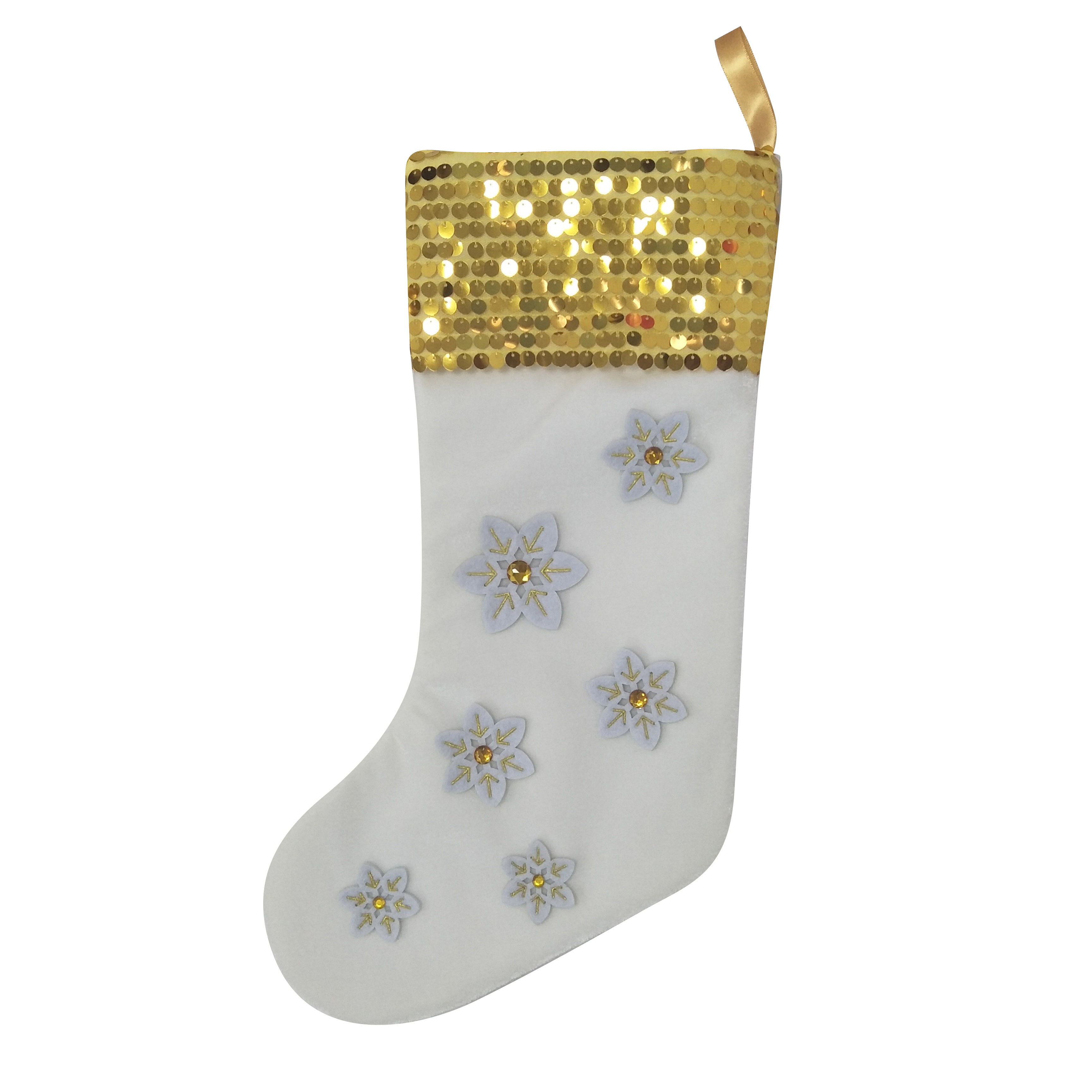 Sequin Christmas stocking