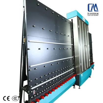 China Manufacturer Intelligent Glass Processing Machinery: Vertical Glass Cleaning Machine
