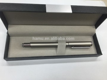 hollow out hooded metal ballpen