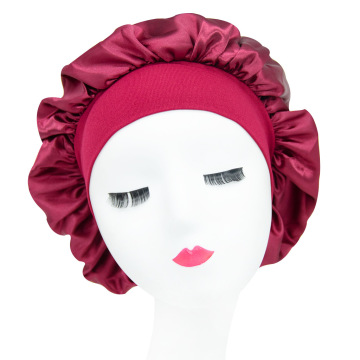 Satin Double Layer Hair Cap for Women - Sleep Styling Accessory for Curly Hair