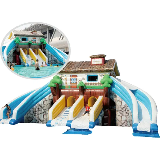 commercial water slide bounce castle inflatable water slide with pool