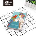 Custom The beauty mind style hardcover memo pad notebook portable notebook&diary