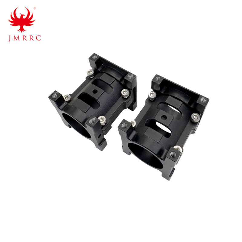 Aluminum Alloy Clamp for Carbon Fiber Pipe 25mm CNC Integral Pipe Clamp Holder Pipes Mounting Clamps for Drone Arm Clamp