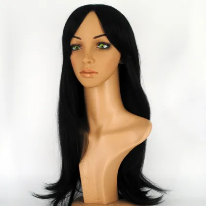 Heat Resistant Long Straight Black Fashion Hair Cosplay Wig