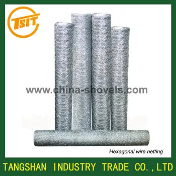 Hexagonal wire netting