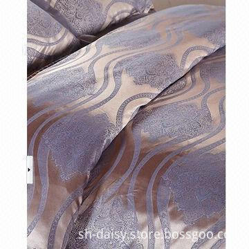 4-piece high-end luxury cotton sateen bedding set, long stapled cotton