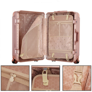 Fashion Aluminum Frame Hard Shell Trolley Luggage